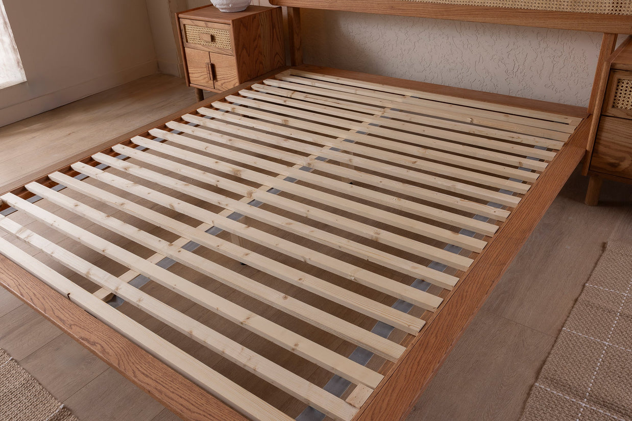 Retro Wooden Bed Frame