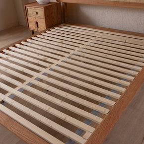 Retro Wooden Bed Frame