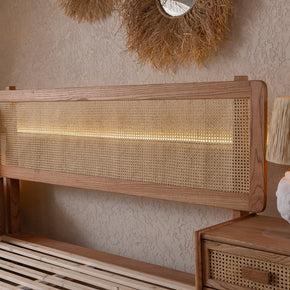 Retro Wooden Bed Frame