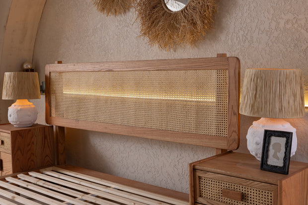 Retro Wooden Bed Frame