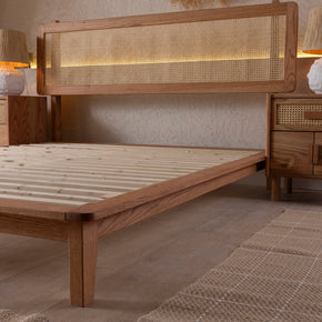Retro Wooden Bed Frame