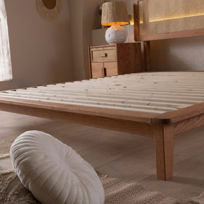 Retro Wooden Bed Frame