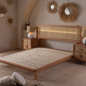 Retro Wooden Bed Frame