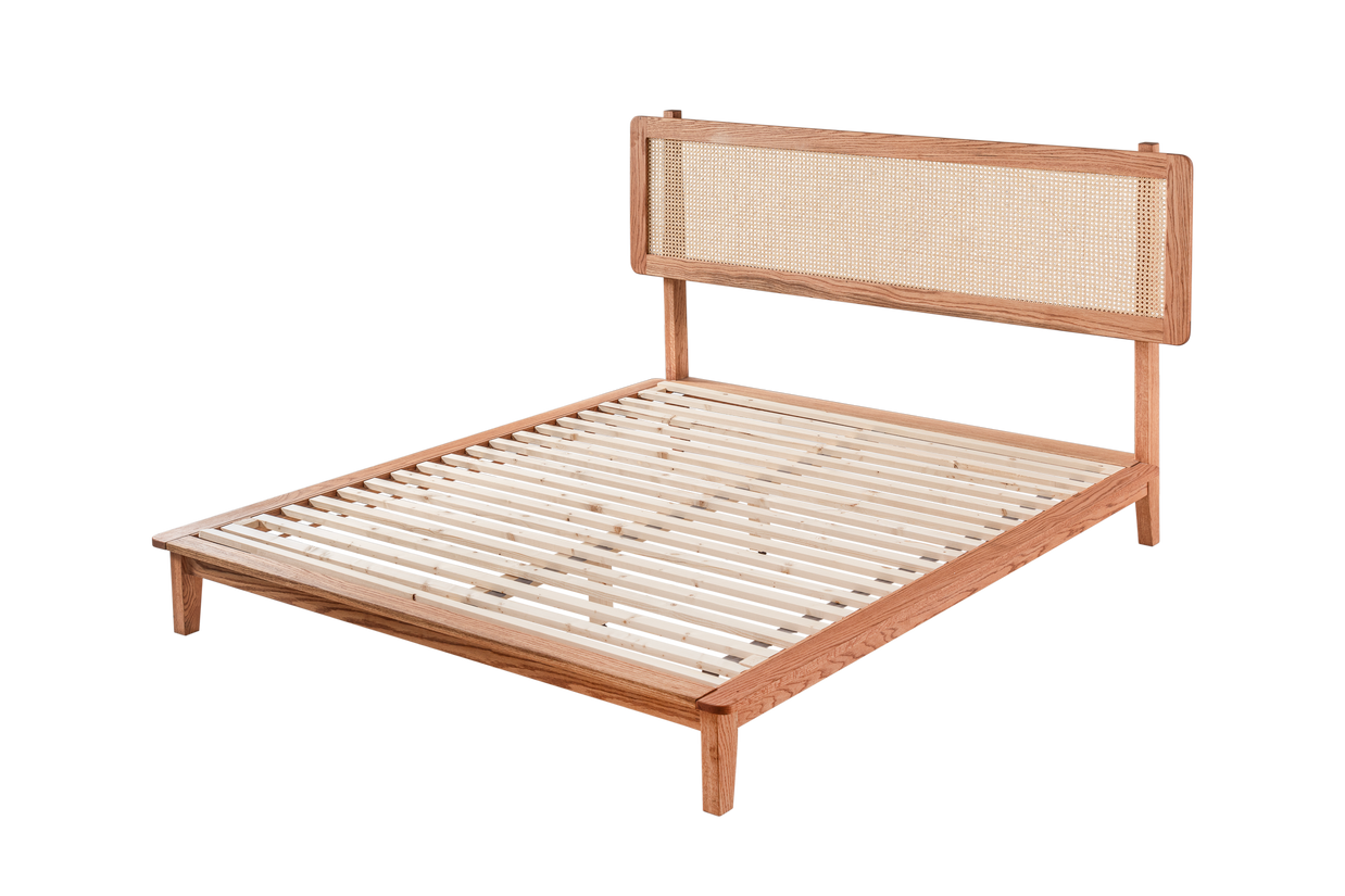 Retro Wooden Bed Frame
